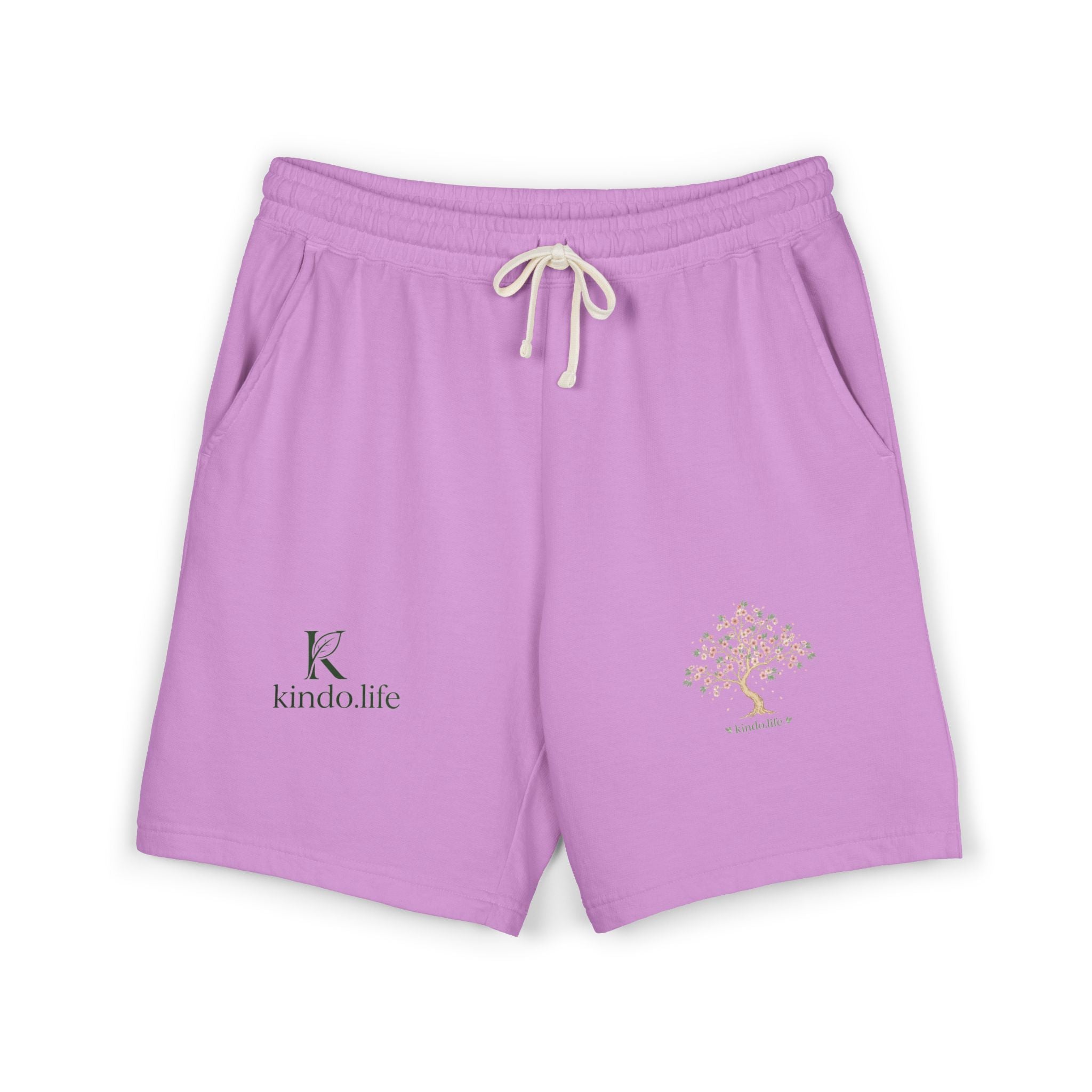 Unisex Garment-Dyed Lightweight Fleece Sweat Shorts
