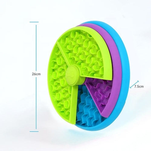Pet Slow Food Bowl — Anti-Choking 3-in-1 Interactive Cat & Dog Bowl
