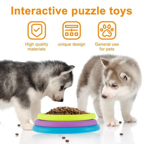 Pet Slow Food Bowl — Anti-Choking 3-in-1 Interactive Cat & Dog Bowl