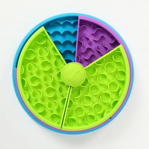 Pet Slow Food Bowl — Anti-Choking 3-in-1 Interactive Cat & Dog Bowl