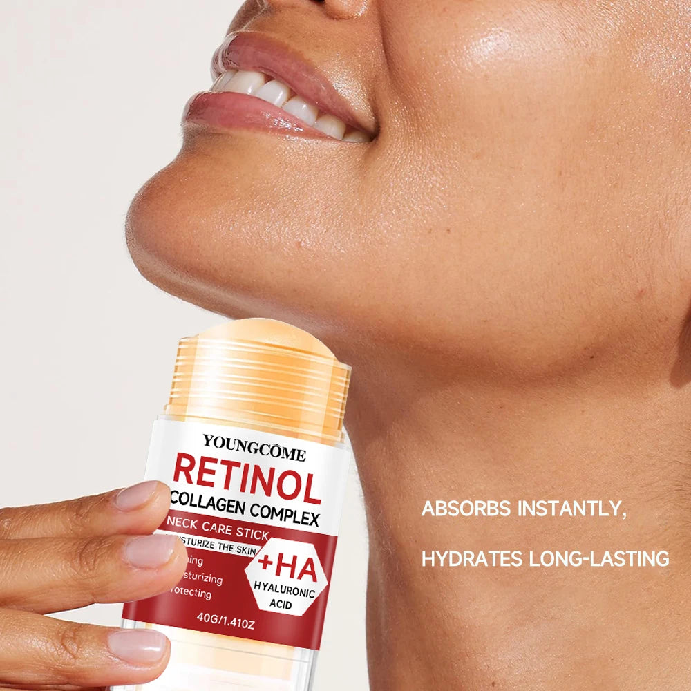 Retinol Face & Neck Firming Treatment Bar — Anti-Aging Cleansing Bar for Firmer, Smoother Skin