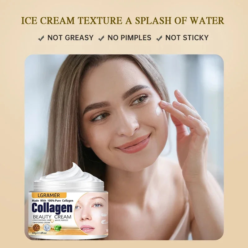 Korean Anti-Wrinkle Collagen Boost Cream — Face Lifting & Deep Nourishment