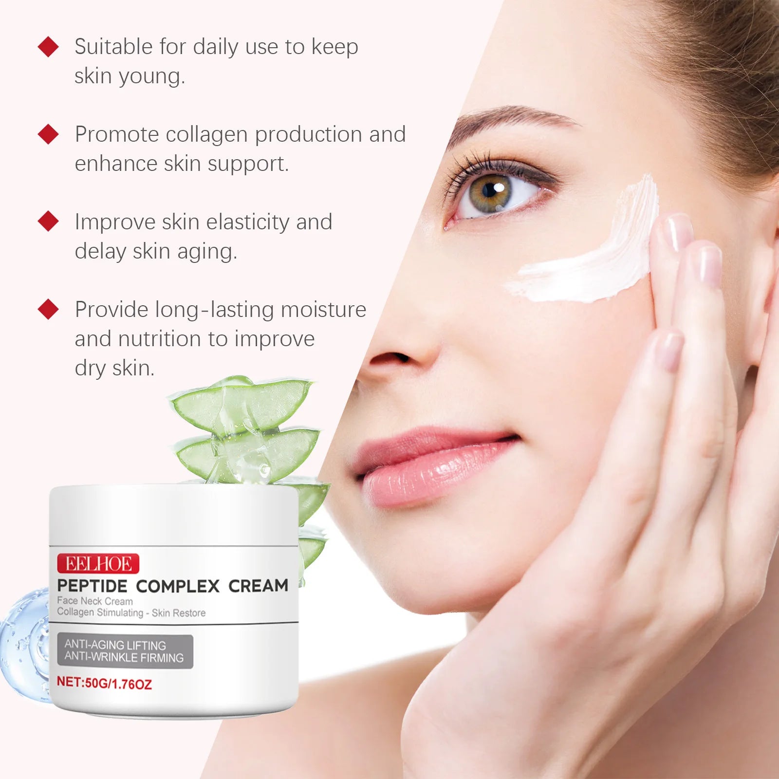 EELHOE Peptide Complex Face Cream — Firming, Lifting & Deep Moisturisation