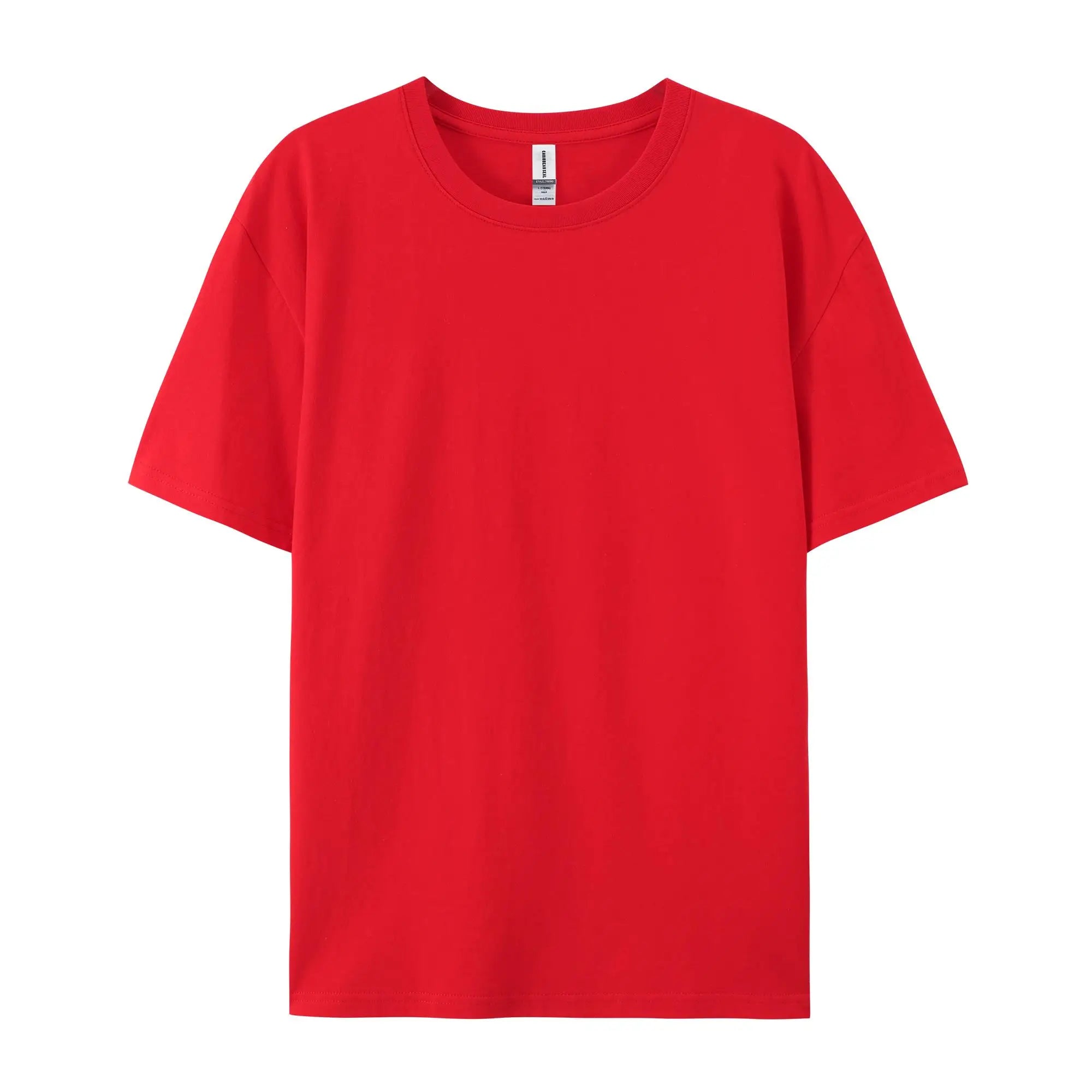 100% Cotton Solid Colour T-Shirt — Unisex Soft & Breathable Casual Fashion Tee