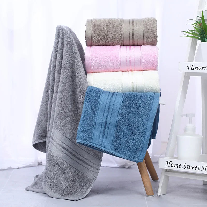 1/4/6PCS Bamboo Bathroom Towels 34x74cm 70X140cm Luxury Hand Face Adult Bath Towel Sets Washcloths Hotel Home Daily Use Towel 타월