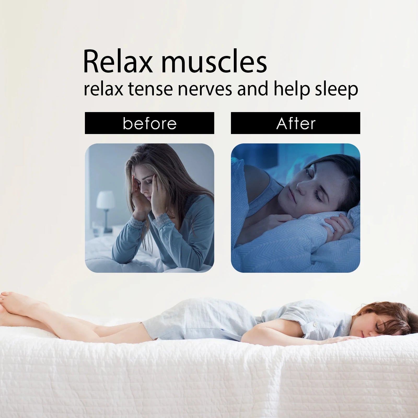 Sleep Patch Natural Sleep Aid Stickers Improve Insomnia Relieve Stress Calm Body Help Deep Sleep Care Patch for Adults