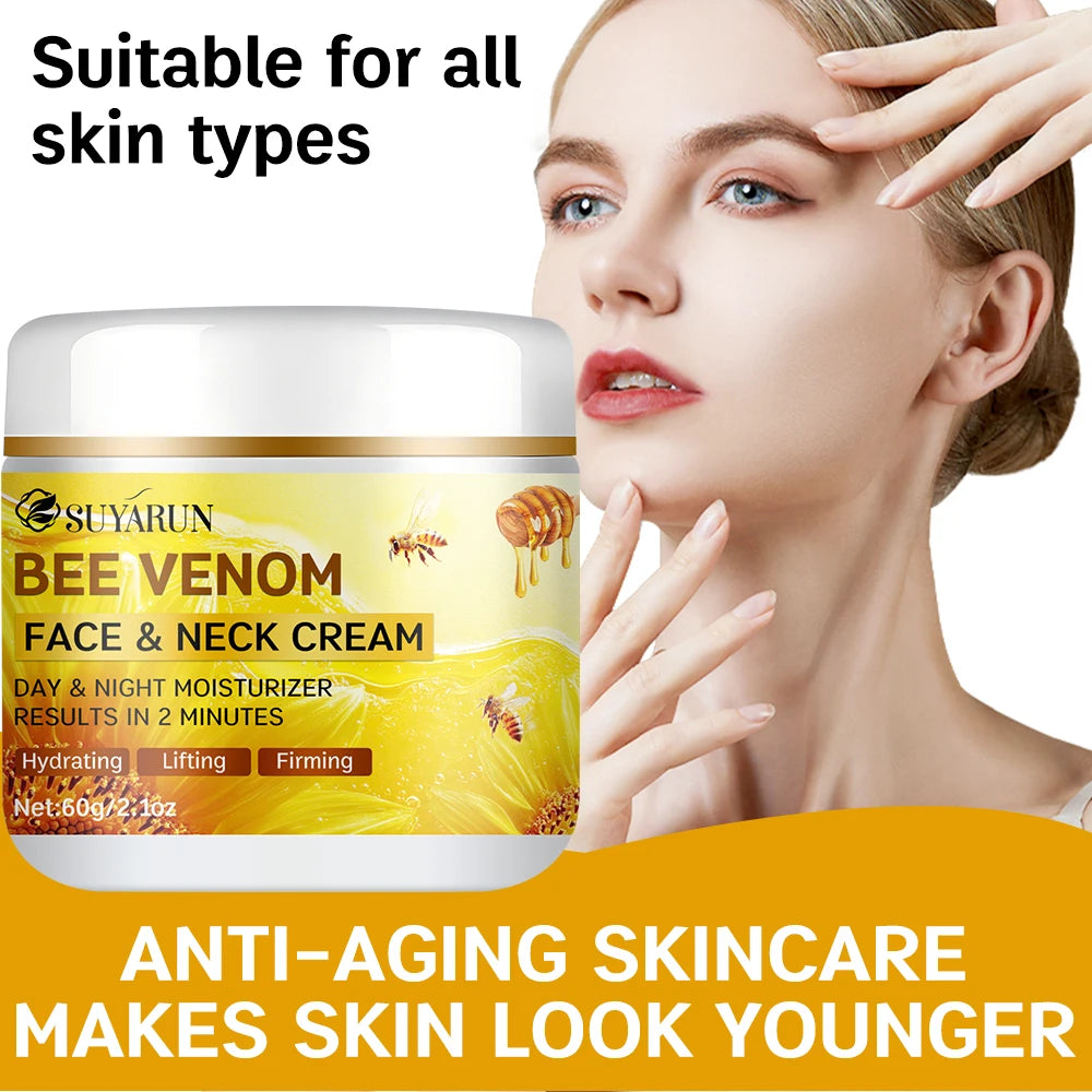 SUYARUN Bee Venom Collagen Anti-Aging Face Cream — Firming, Lifting & 24H Hydration