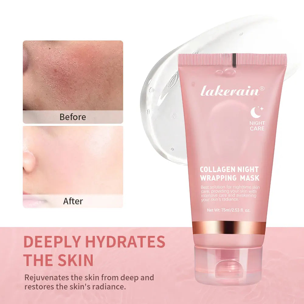 Korean Deep Collagen Peel Off Mask — Anti-Wrinkle Lifting & Overnight Skin Renewal
