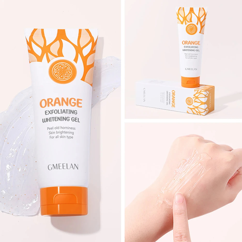 Orange Exfoliating Peeling Gel 50g — Brighten, Scrub & Hydrate for Smooth Glowing Skin