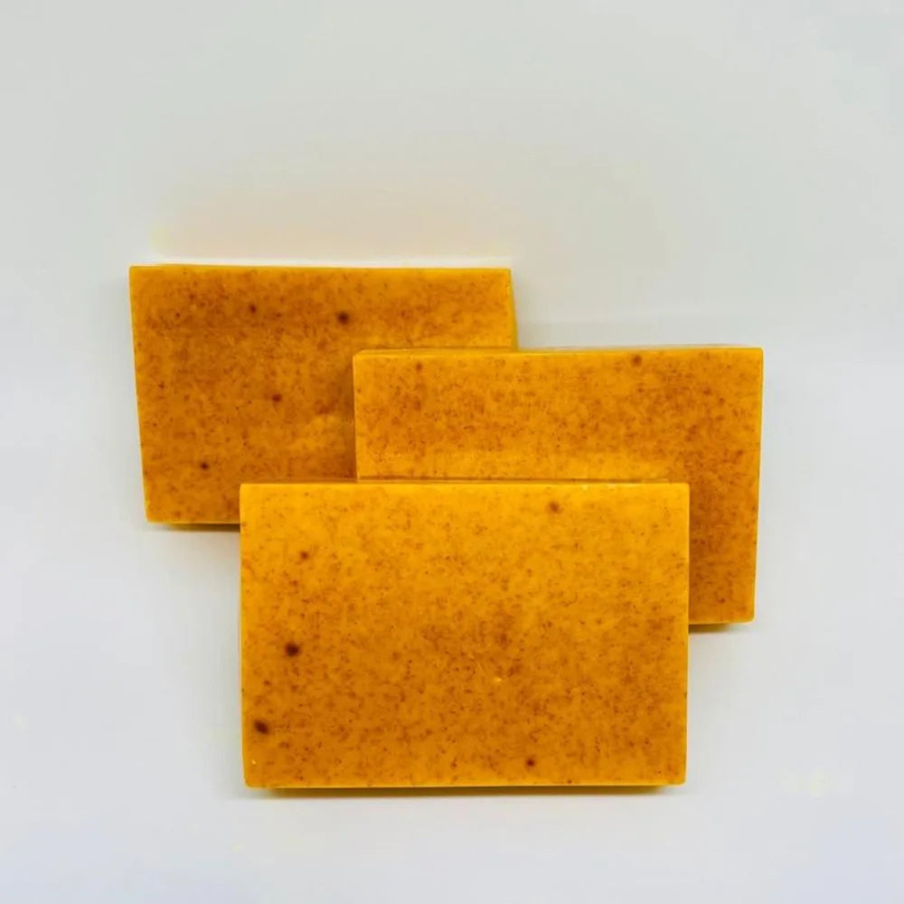 Turmeric & Lemon Kojic Acid Brightening Soap — Handmade 100g, Fade Dark Spots & Even Skin Tone