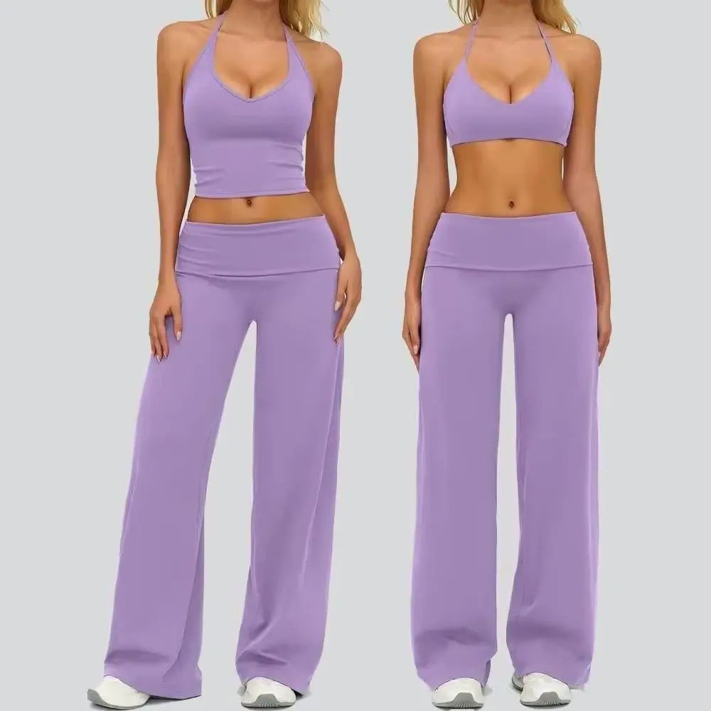 Yoga Set Sports Outfits Workout Outfits Fitness Athletic Wear Quick-dry Gym Set Women Tracksuit Running Workout Yoga Clothing