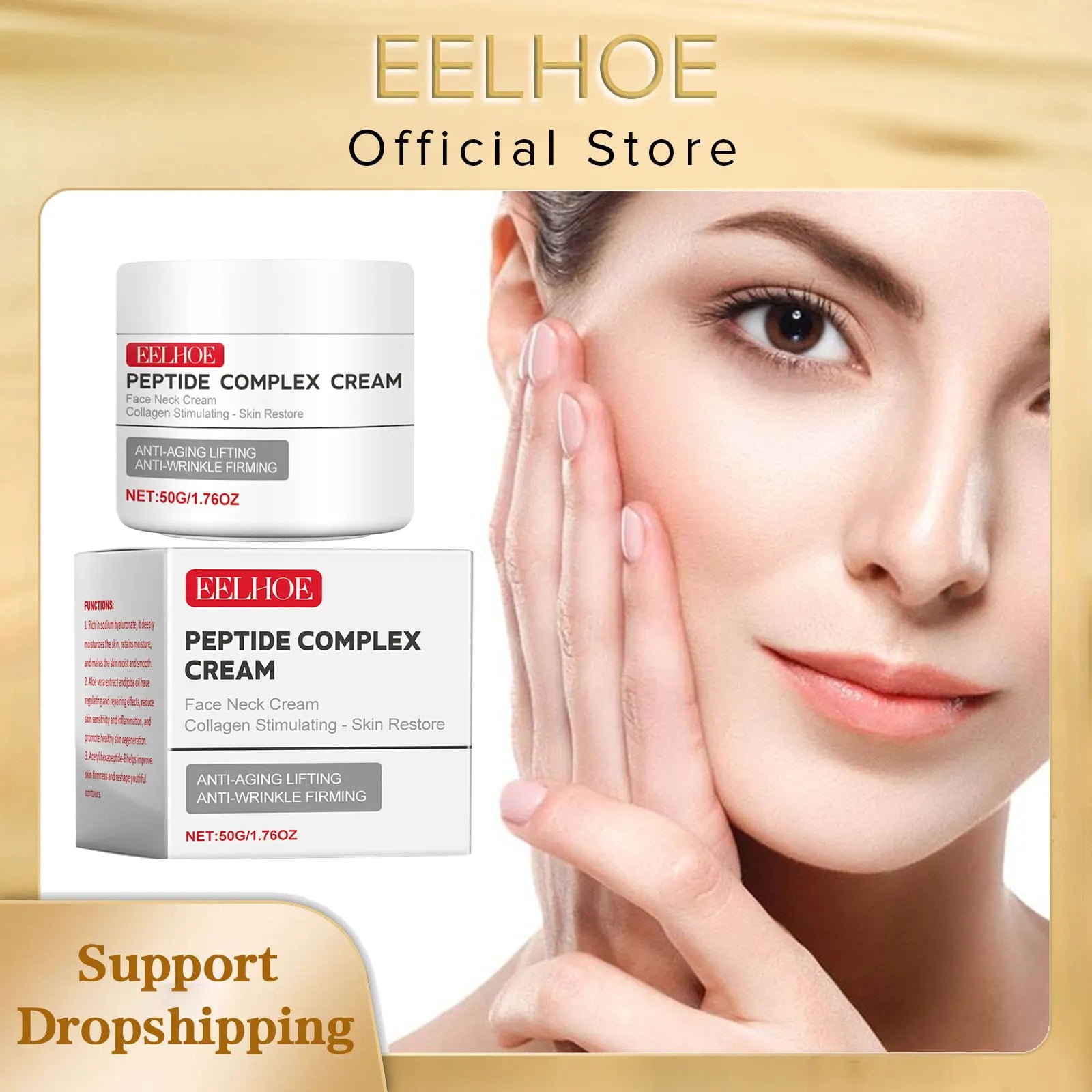 EELHOE Peptide Complex Face Cream — Firming, Lifting & Deep Moisturisation
