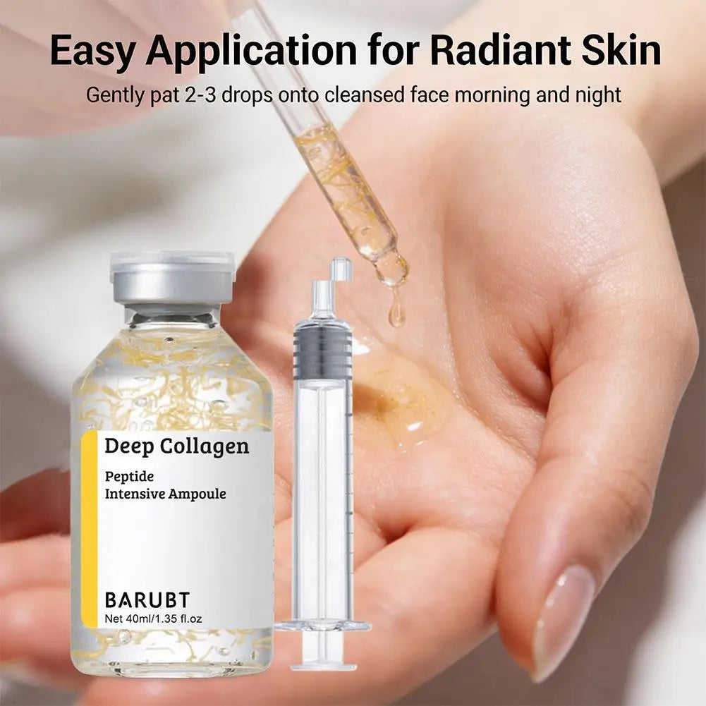 Korean Silk Collagen Essence Serum 40ml — Deep Peptide Firming & Lifting