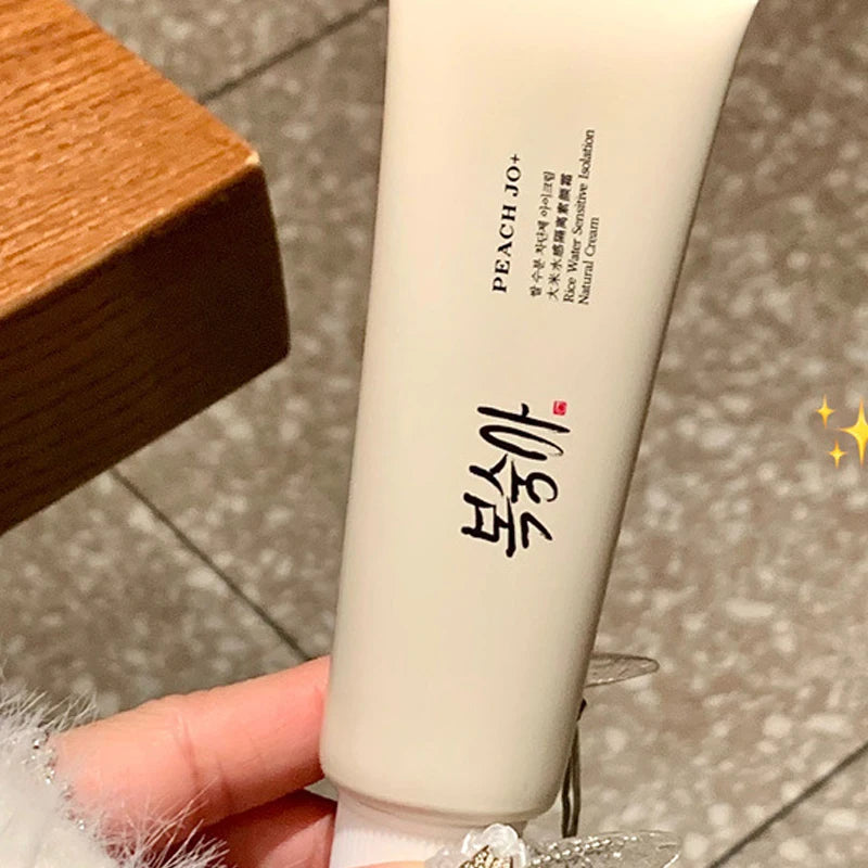 Korean Rice Extract Cream SPF50+ — Brightening, Hydrating & Light-Feel Sun Protection