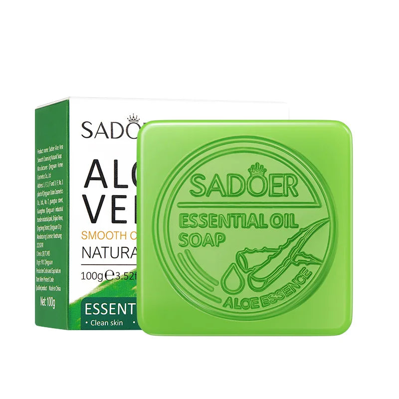 Aloe Vera Cleansing Soap Bar 100g — Smooth, Soothe & Naturally Purify
