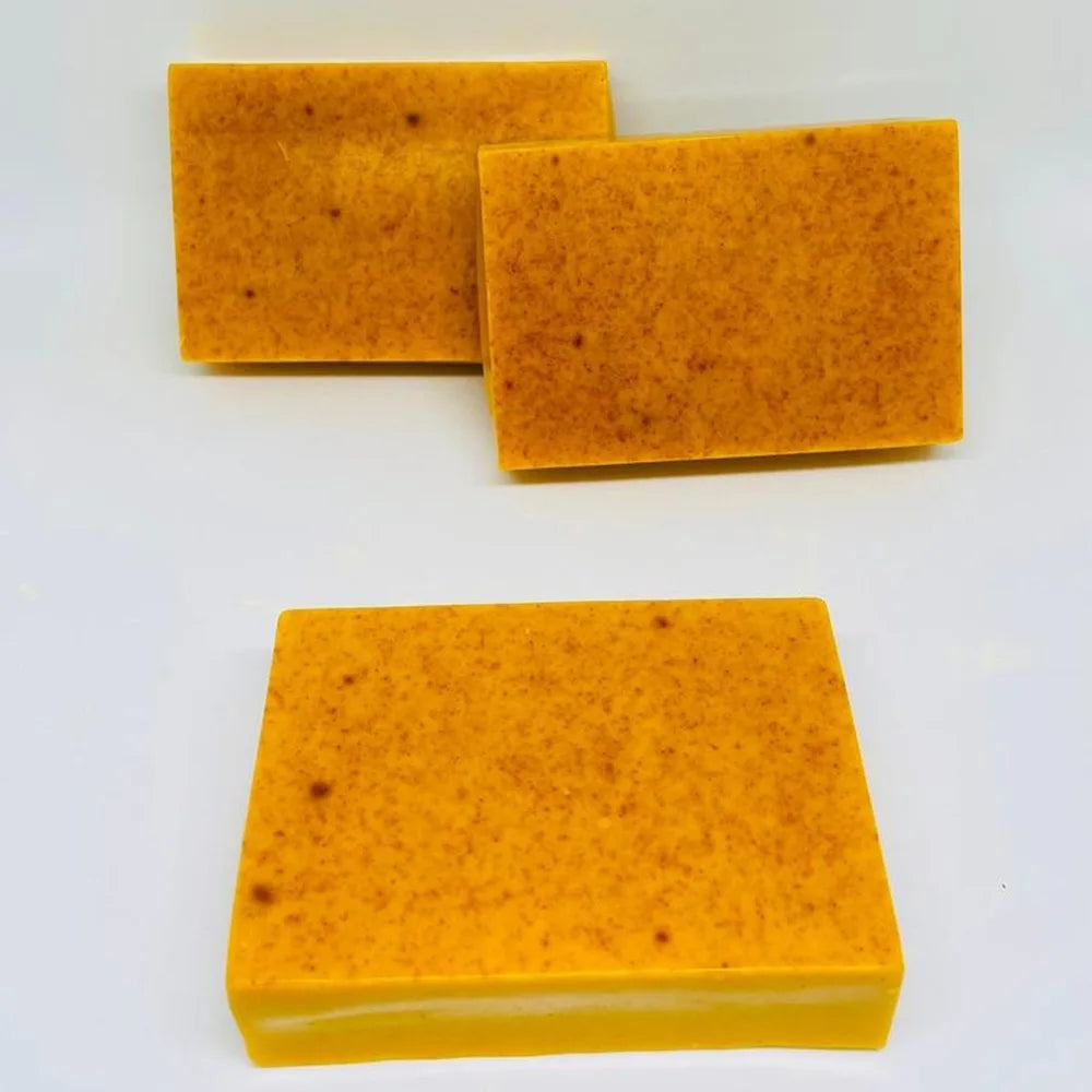 Turmeric & Lemon Kojic Acid Brightening Soap — Handmade 100g, Fade Dark Spots & Even Skin Tone