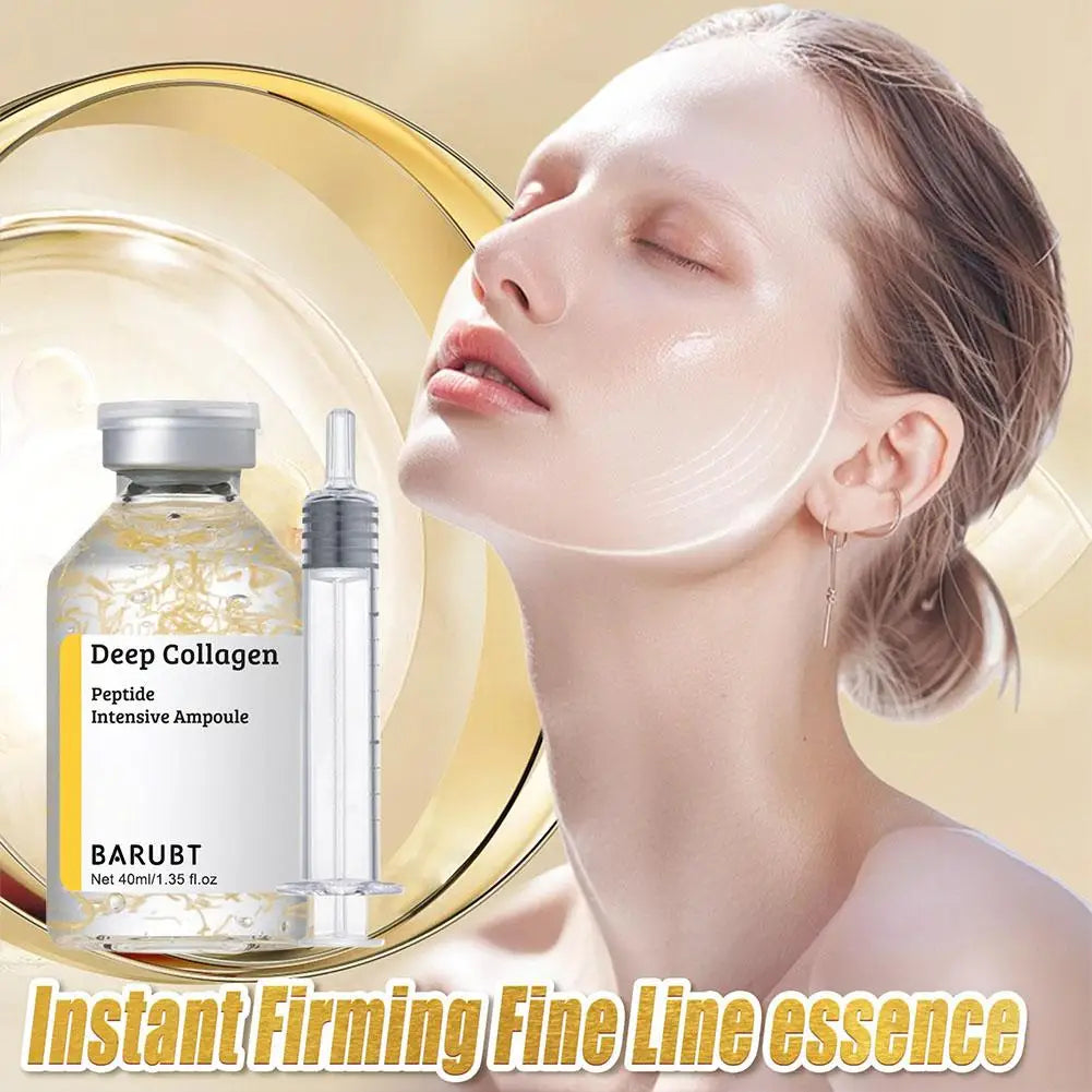 Korean Silk Collagen Essence Serum 40ml — Deep Peptide Firming & Lifting