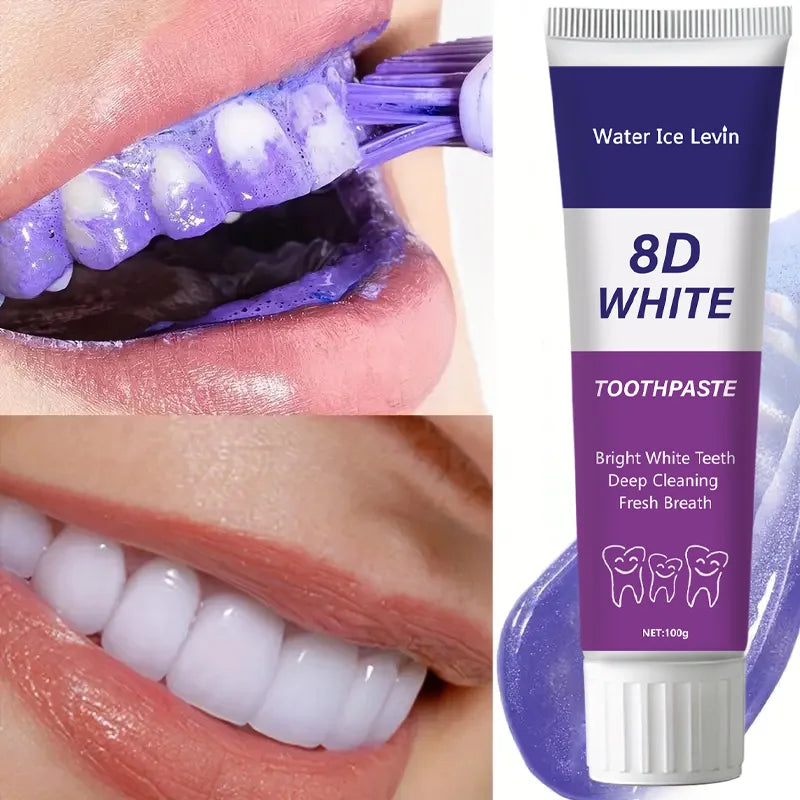 8D Snow Whitening Toothpaste — Natural Plant Extracts for a Brighter, Fresher Smile