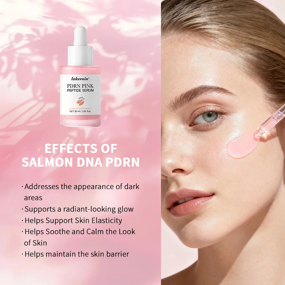 Salmon DNA PDRN Pink Peptide Glow Serum — Korean Skin Brightening & Cellular Regeneration