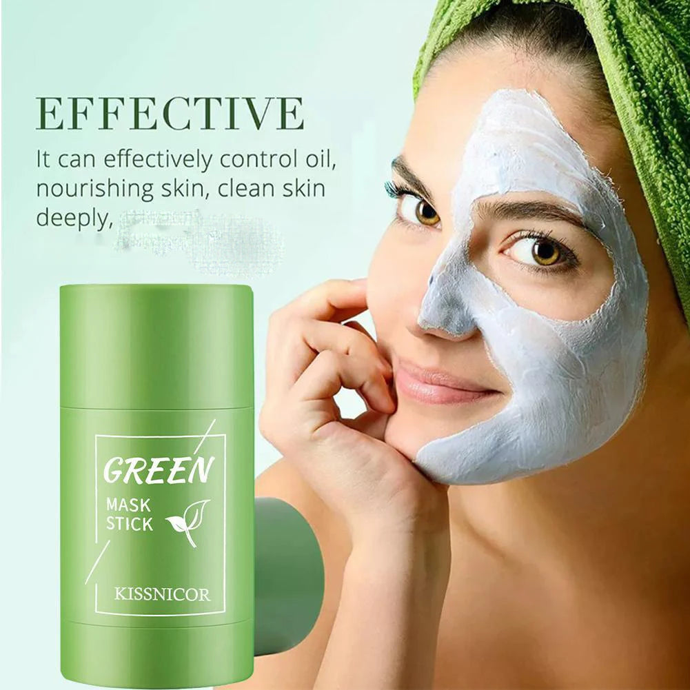 Green Tea Deep Cleansing Face Mask — Pore Minimising, Blackhead Removal & Moisturising