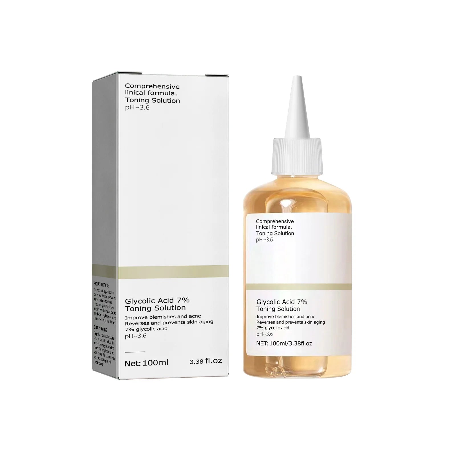 Glycolic Acid 7% Toning Solution 100ml — Exfoliate, Brighten & Rejuvenate Skin
