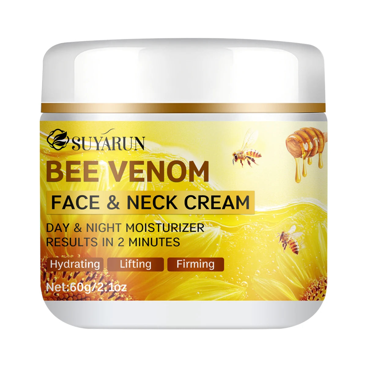 SUYARUN Bee Venom Collagen Anti-Aging Face Cream — Firming, Lifting & 24H Hydration