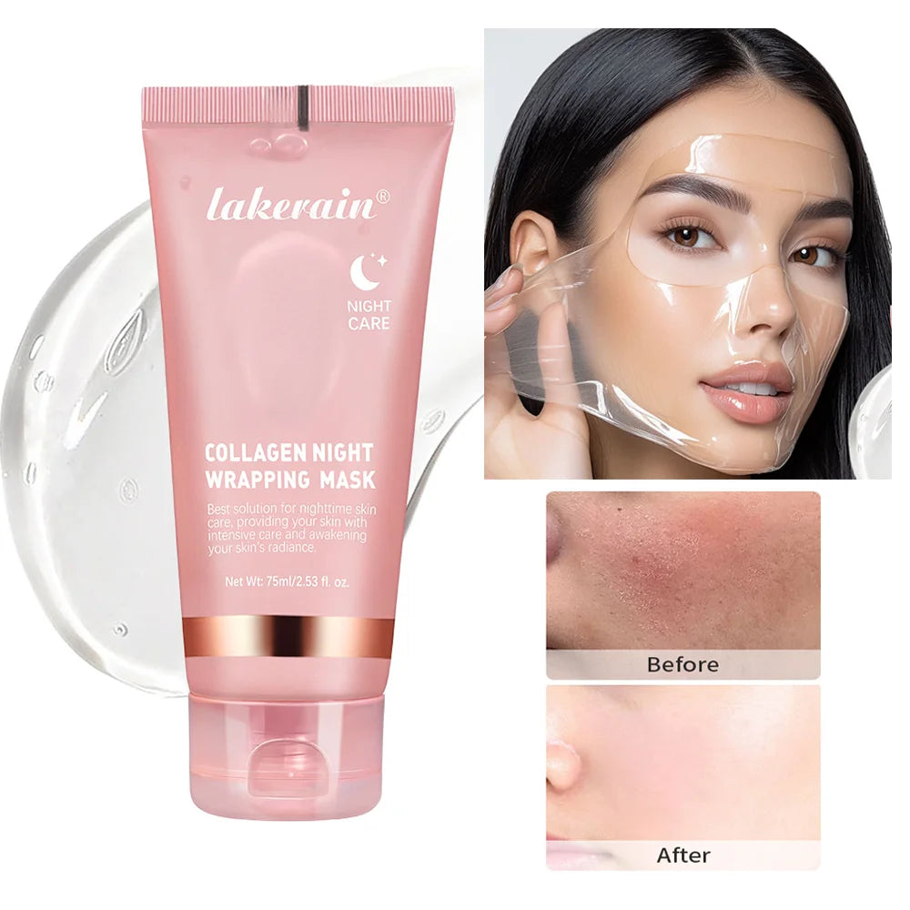 Korean Deep Collagen Peel Off Mask — Anti-Wrinkle Lifting & Overnight Skin Renewal