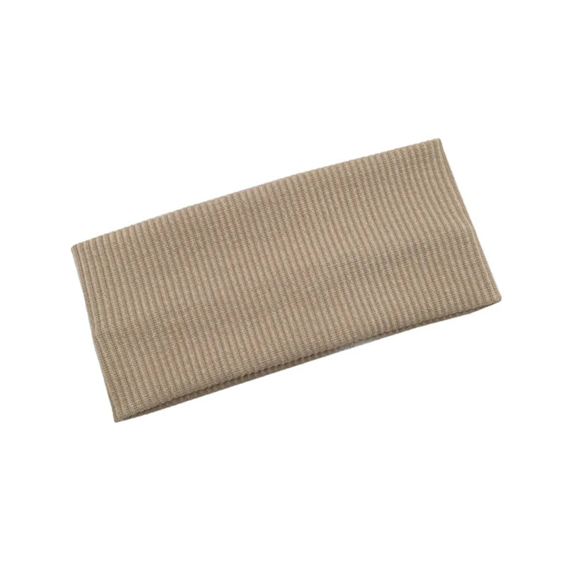 Yoga Hair Bands Sports Headband Knitted Fitness Yoga Headwear Solid Color Sports Elastic Headbands for Women Hair Accessories