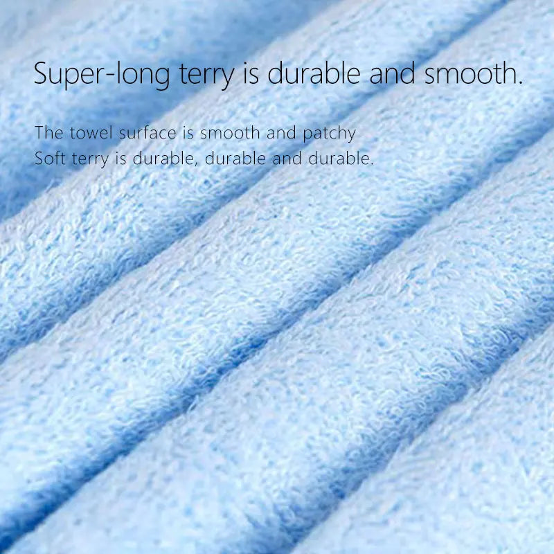 Bamboo Fiber Hair Towels Bath Head Turban Wrap Quick Drying Anti-Frizz Hair Towels For Drying Hair Women Girls Bathroom