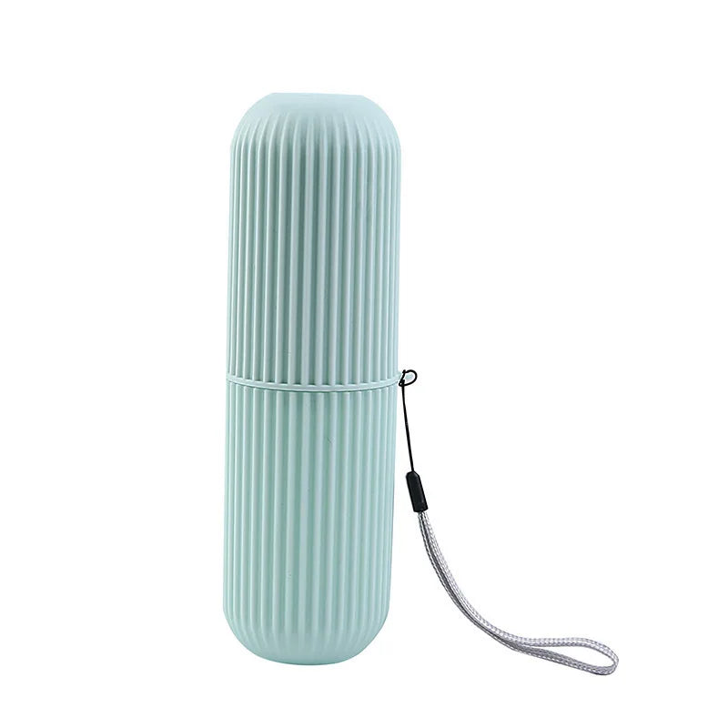 Portable Toothpaste & Toothbrush Travel Case — Protective Storage Box for Camping & Travel