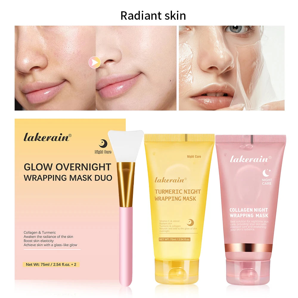 Korean Deep Collagen Peel Off Mask — Anti-Wrinkle Lifting & Overnight Skin Renewal