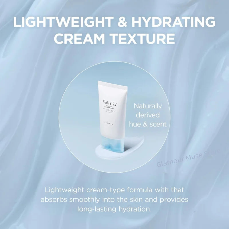 Korean Centella Hyalu-Cica Sun Serum SPF50 & Moisture Cream Set — Soothing K-Beauty Duo