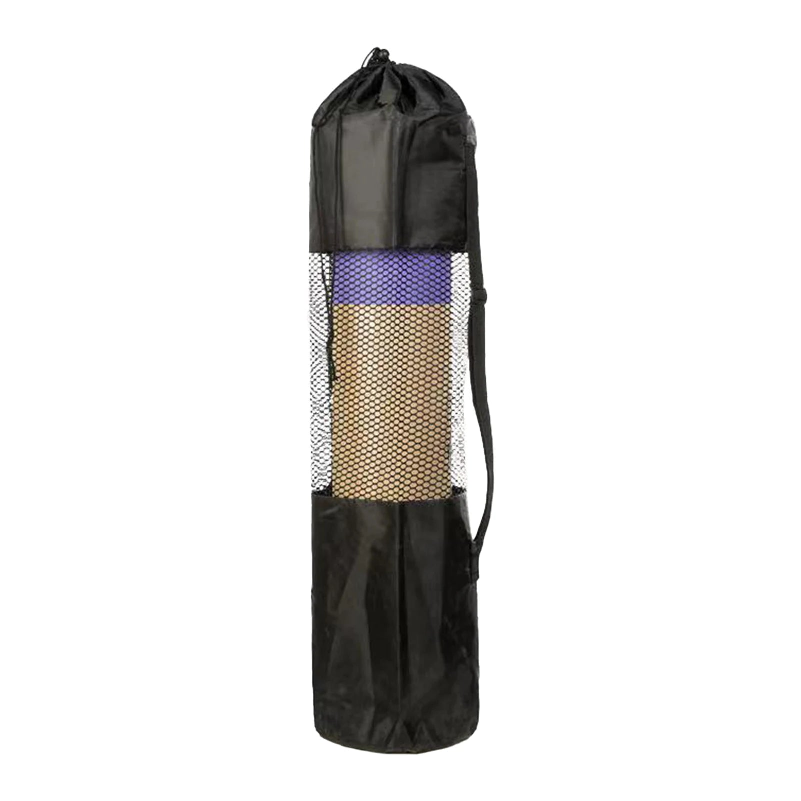 Yoga Mat Bag with Mesh Window Oxford Cloth Lightweight Waterproof for Gym Beach Travel Yoga Strap Storage
