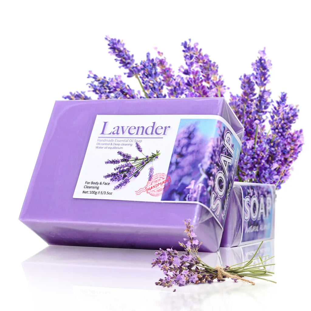 Natural Organic Lavender Soap Bar — Cleansing, Refreshing & Oil Control
