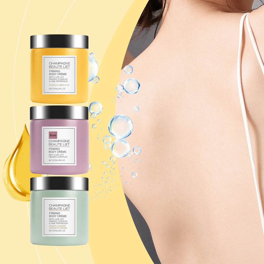 Champagne Firming Body Cream — Anti-Wrinkle Skin Tightening & Deep Hydration