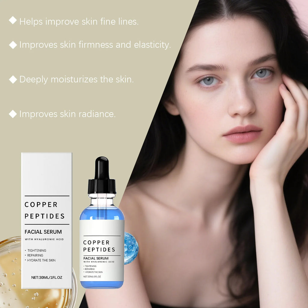 Copper Peptide Serum 30ml — Anti-Wrinkle, Antioxidant & Skin Barrier Repair