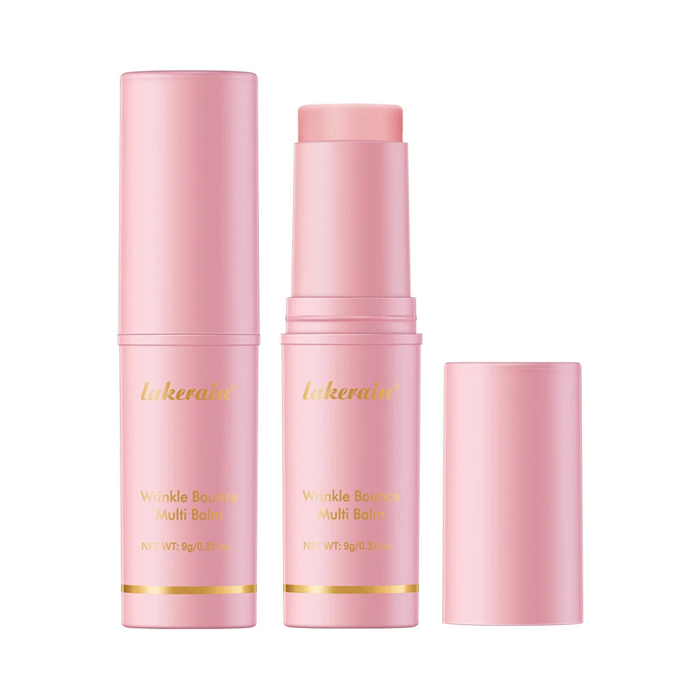 Korean Pink Hydrating Balm Stick — Deep Hydration, Glow & Multi-Use Makeup Base