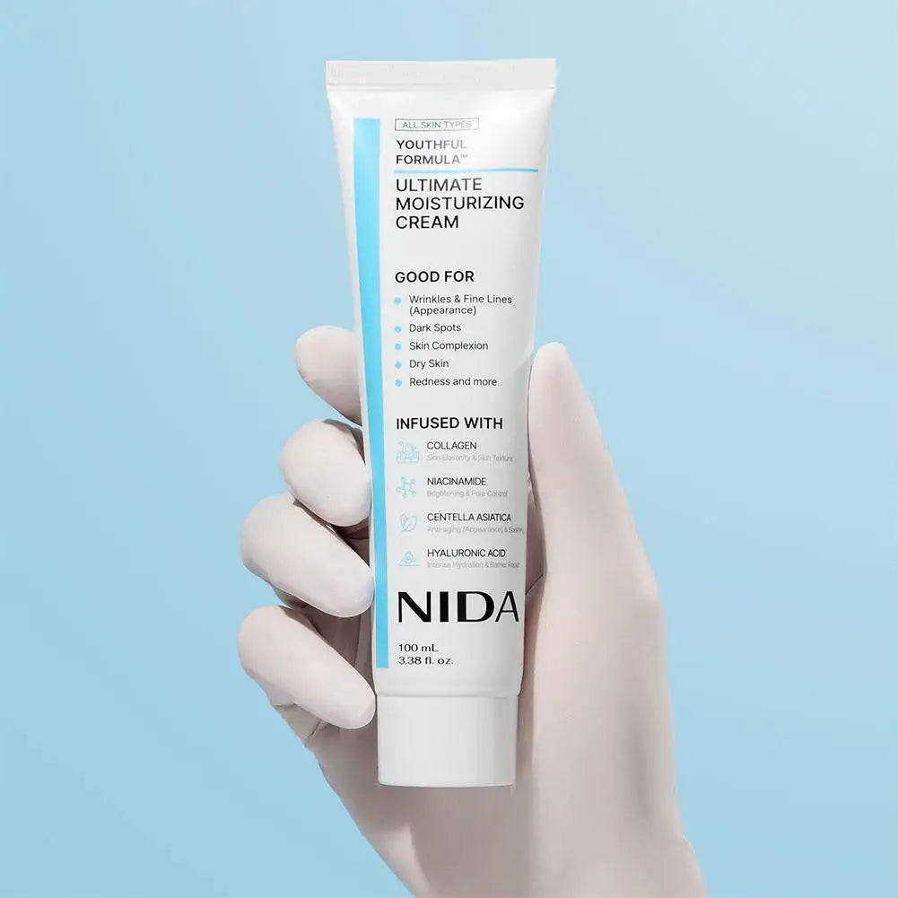 NIDA Ultimate Moisturising Cream — Anti-Aging, Pore Repair, Redness Calming & Whitening