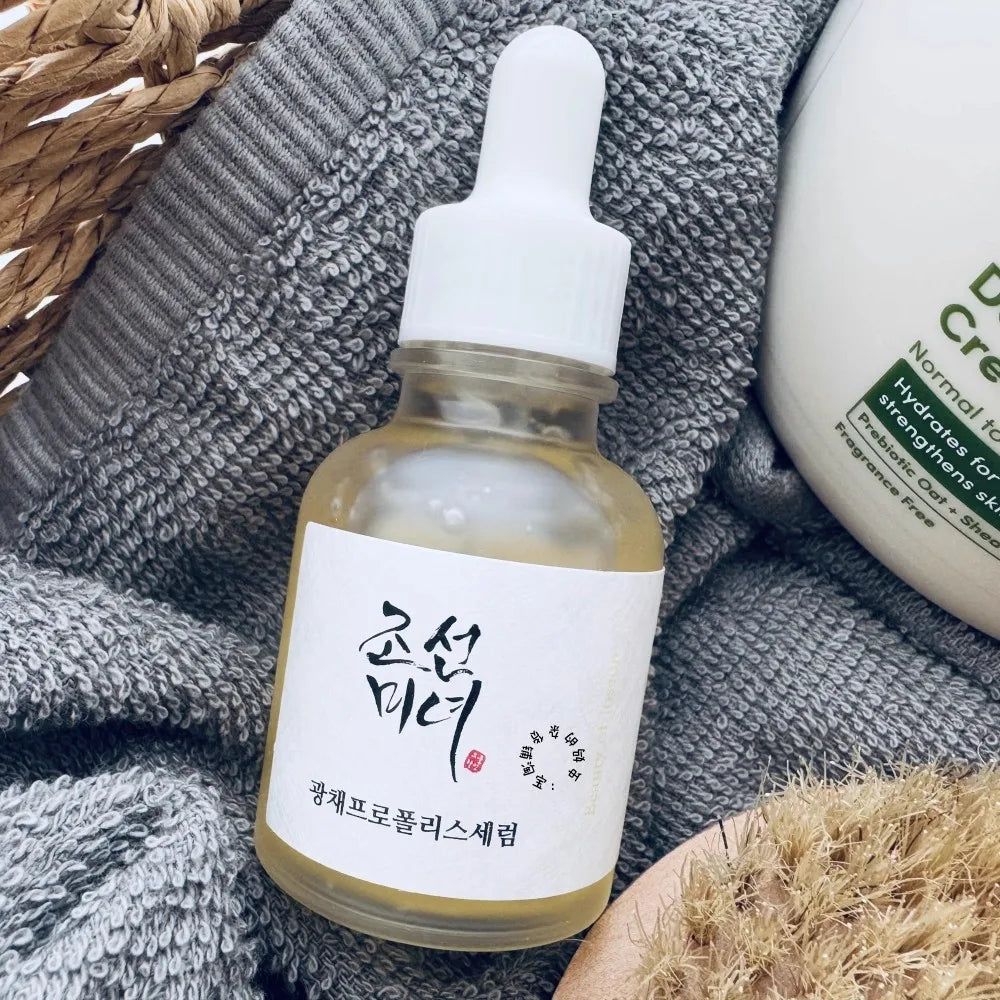Korean Glow Deep Serum — Green Tea, Niacinamide, Snail Mucin & Ginseng Brightening Formula