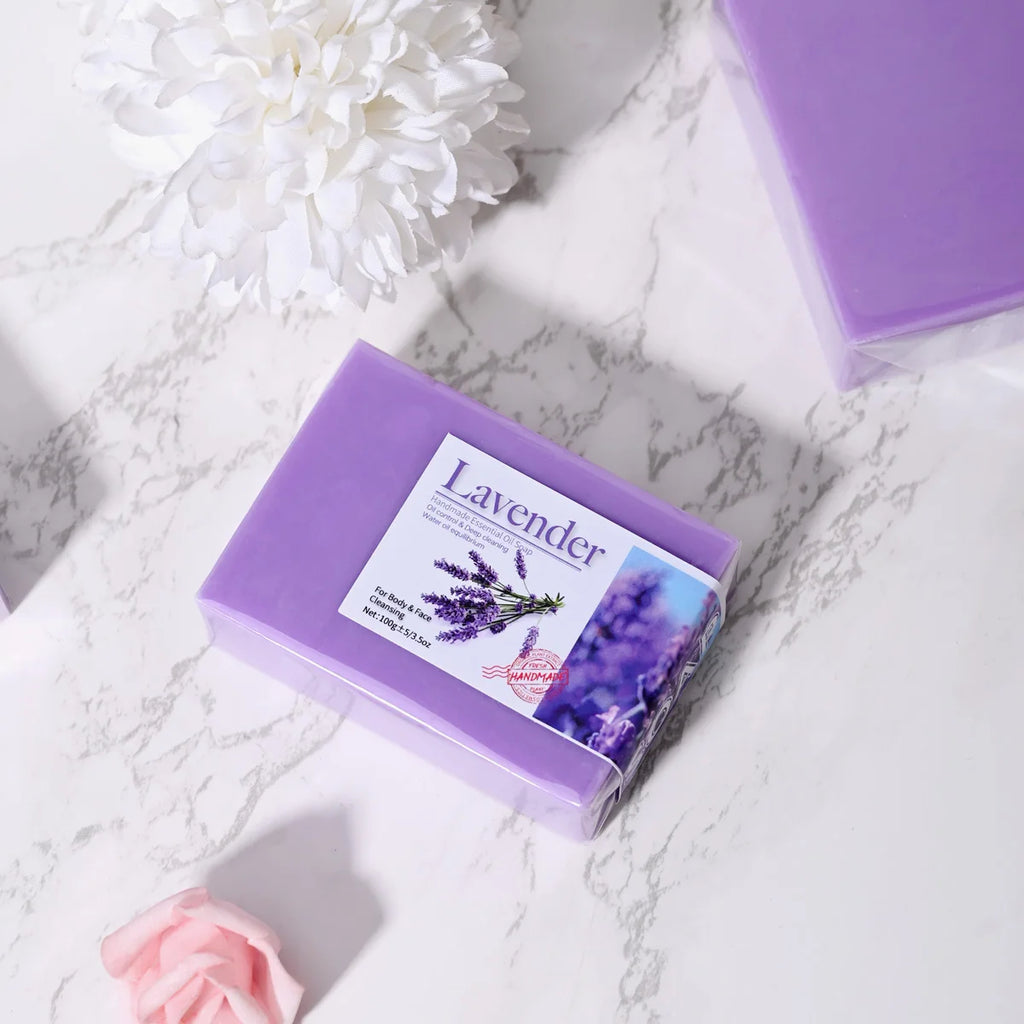 Natural Organic Lavender Soap Bar — Cleansing, Refreshing & Oil Control