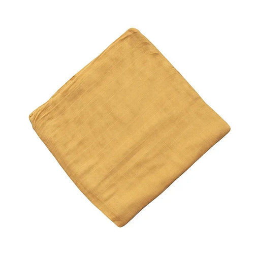 Baby Swaddle Bamboo Cotton Blanket Wrap Gauze Feeding Scraf Burp Cloths Bath Towel Baby Swaddle Small Size Solid Color BabyStuff