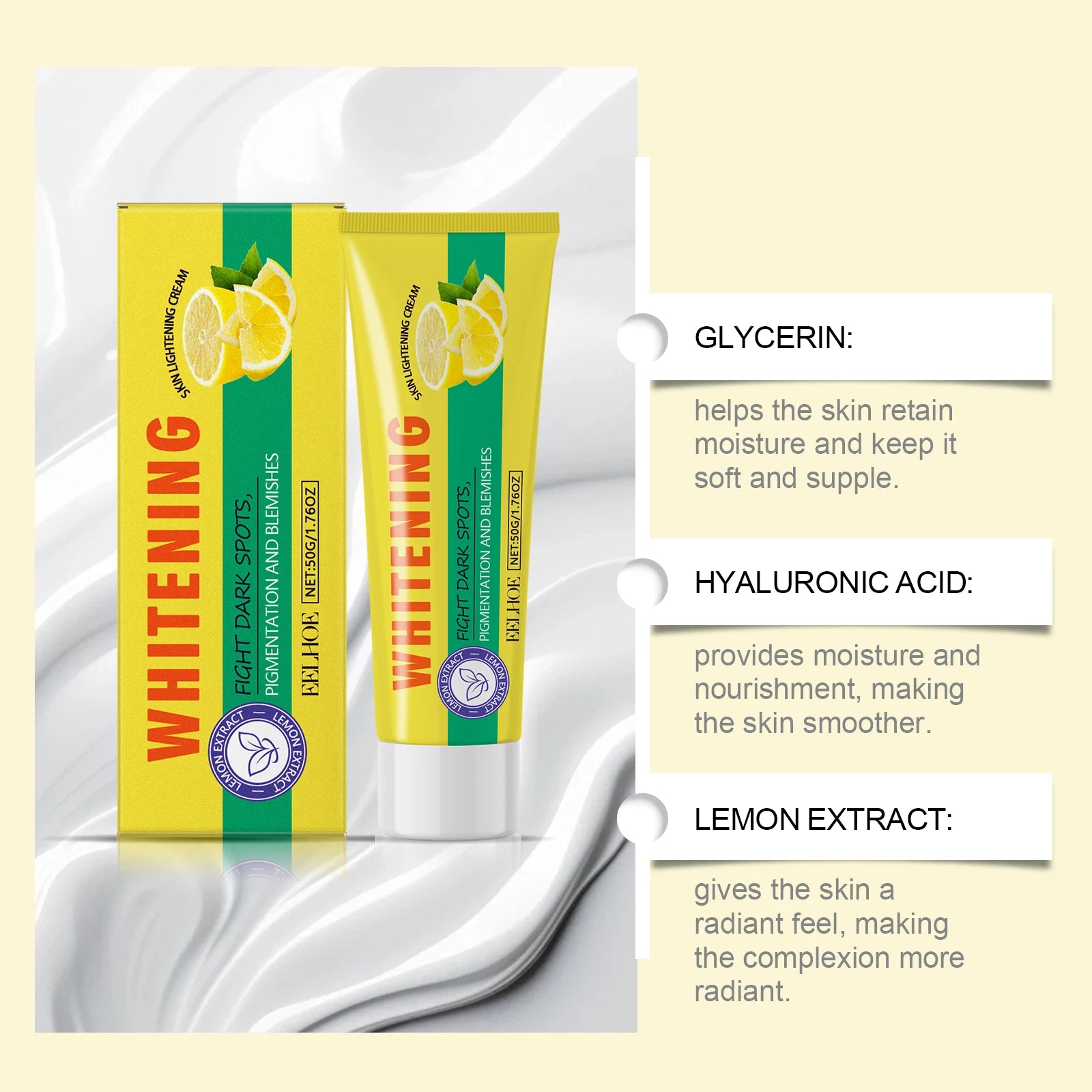 Lemon Body Lotion — Refreshing Citrus Moisture for Smooth, Glowing Skin