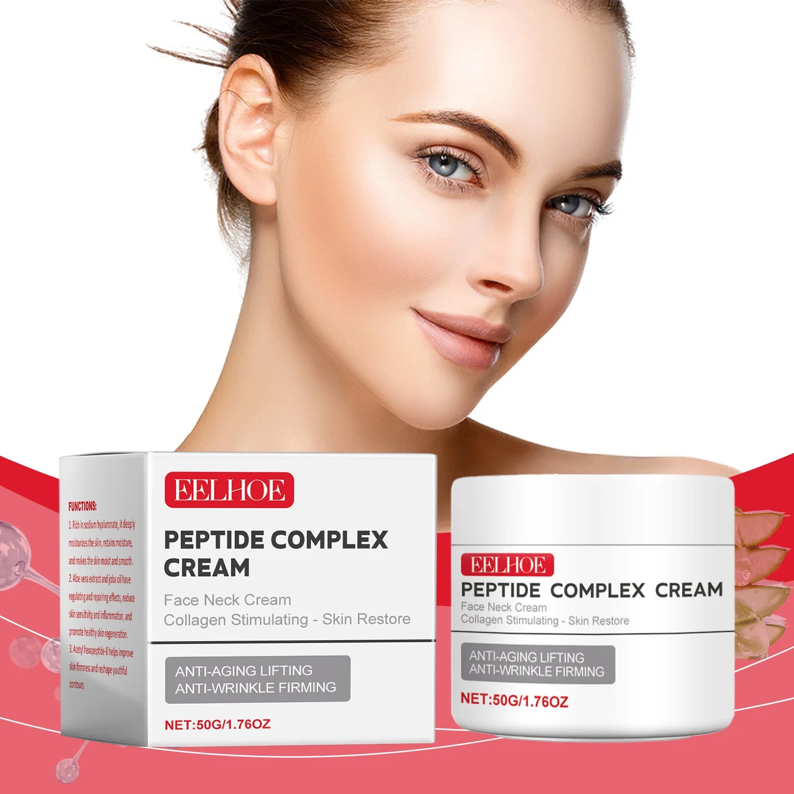EELHOE Peptide Complex Face Cream — Firming, Lifting & Deep Moisturisation