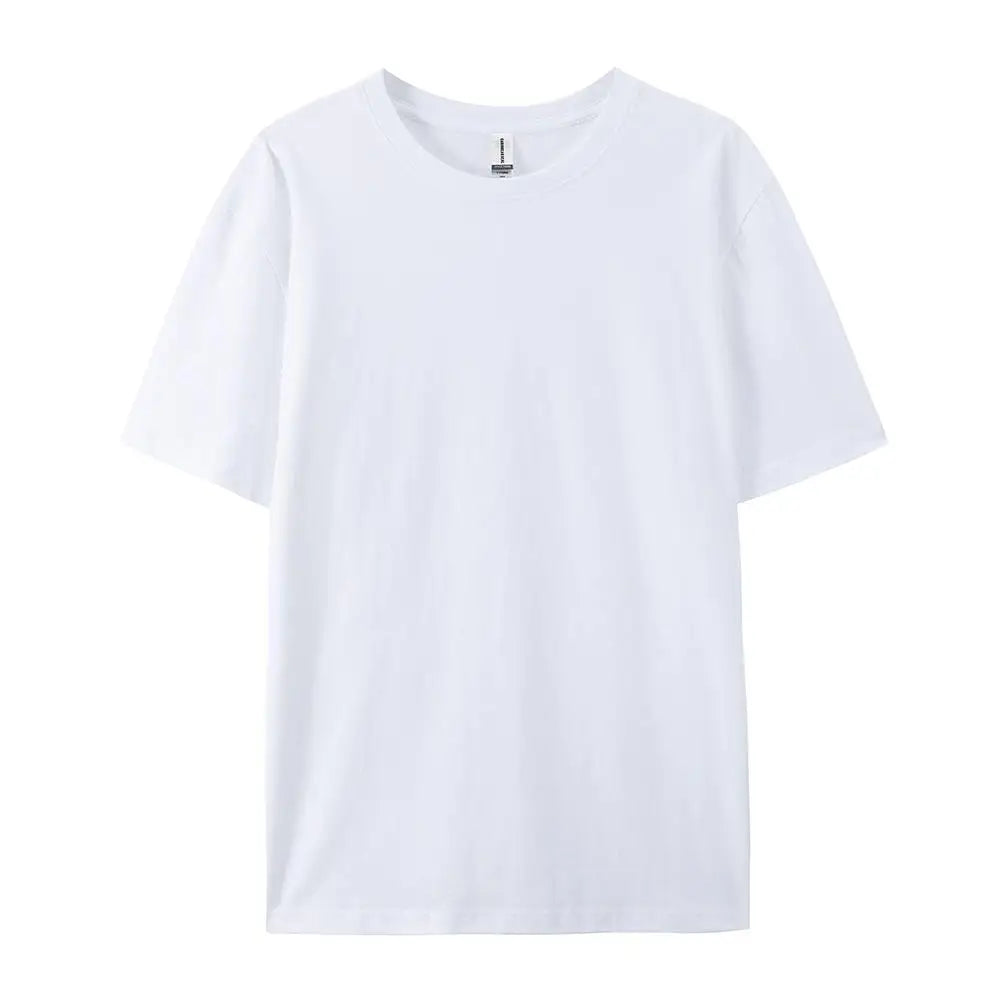 100% Cotton Solid Colour T-Shirt — Unisex Soft & Breathable Casual Fashion Tee