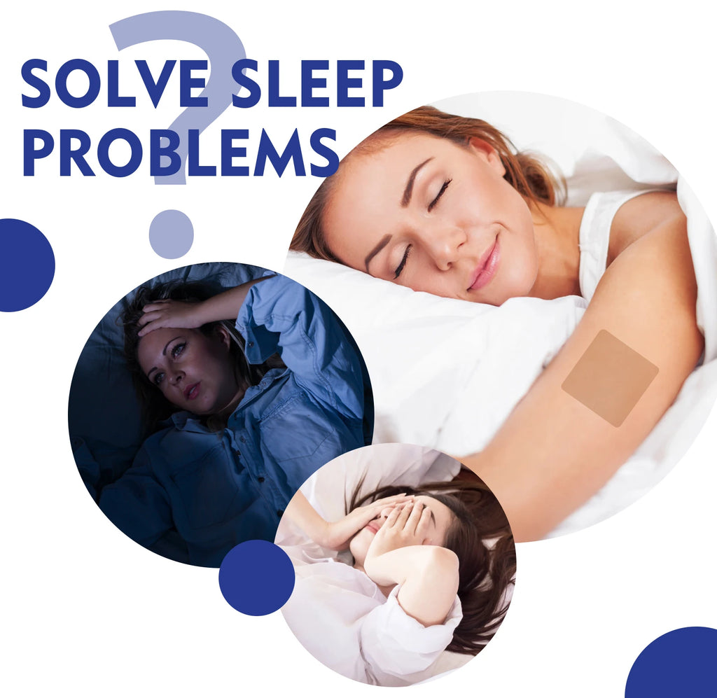 Sleep Patch Natural Sleep Aid Stickers Improve Insomnia Relieve Stress Calm Body Help Deep Sleep Care Patch for Adults