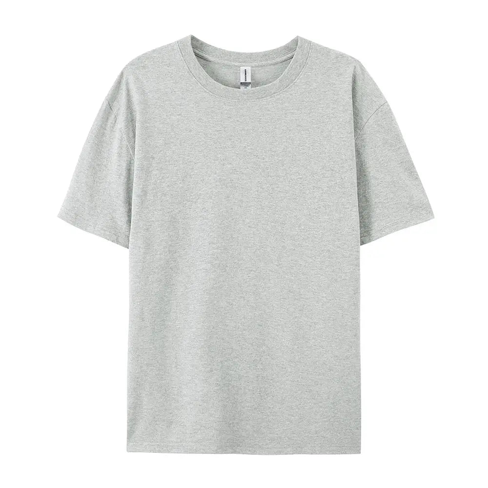 100% Cotton Solid Colour T-Shirt — Unisex Soft & Breathable Casual Fashion Tee
