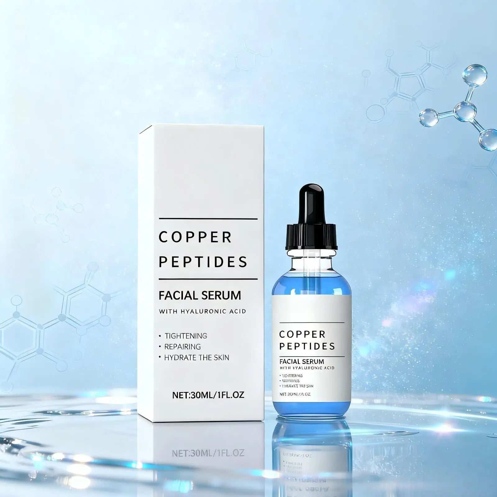 Copper Peptide Serum 30ml — Anti-Wrinkle, Antioxidant & Skin Barrier Repair