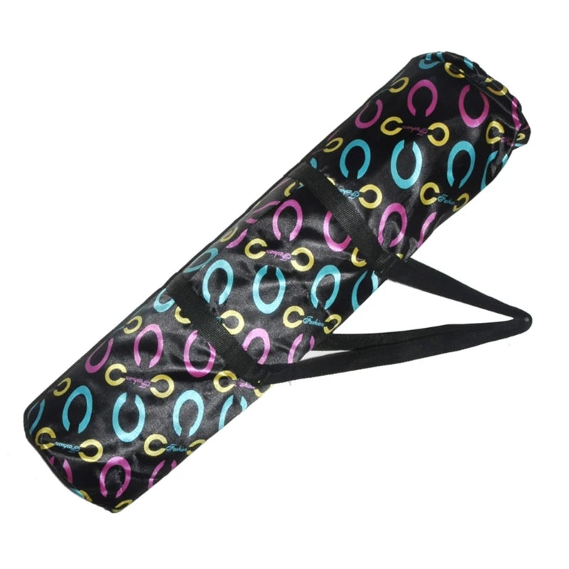 Yoga Mat Bag, Exercise Yoga Mat Carrying Bag with Smooth Zippers & Wide Strap Large Watertight Yoga Mat Storage Pockets 69HD