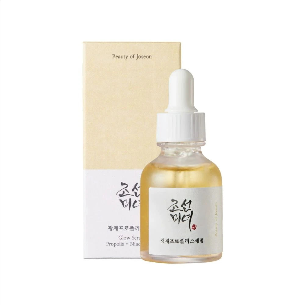 Korean Glow Deep Serum — Green Tea, Niacinamide, Snail Mucin & Ginseng Brightening Formula