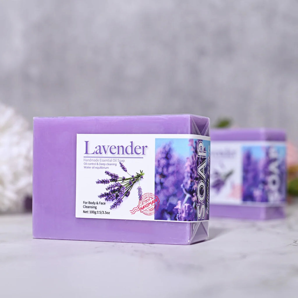 Natural Organic Lavender Soap Bar — Cleansing, Refreshing & Oil Control